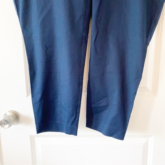 J. CREW Factory Navy Winnie Stretch Trousers NEW Sz Plus 24 Career - Picture 5 of 11